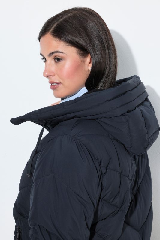HYPRAR Chevron Quilted Long Parka