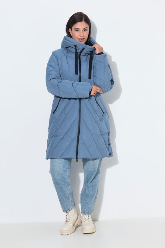 HYPRAR Chevron Quilted Long Parka