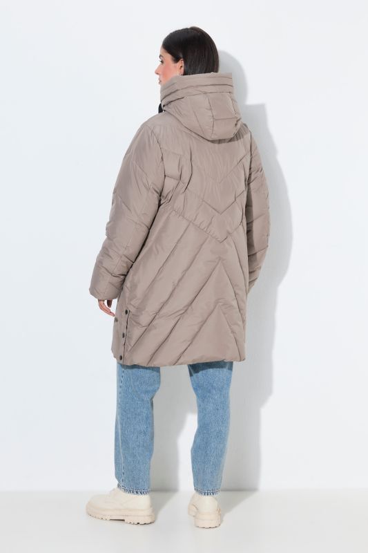 HYPRAR Chevron Quilted Long Parka
