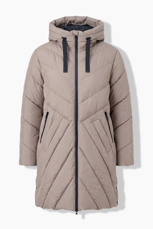 HYPRAR Chevron Quilted Long Parka