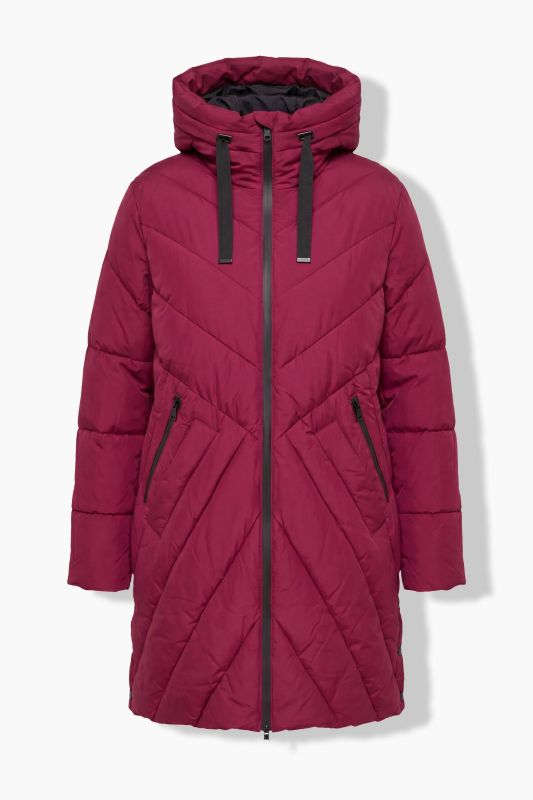 HYPRAR Chevron Quilted Long Parka