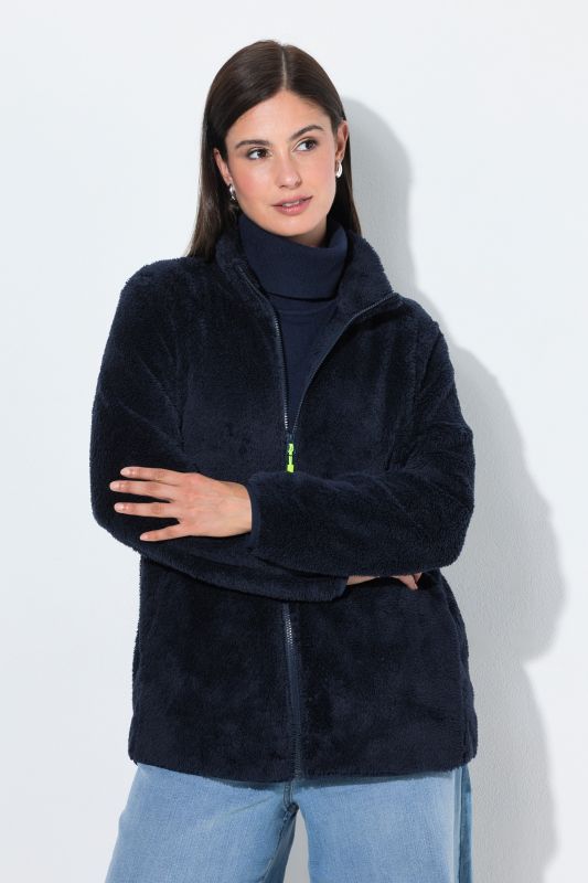 Teddy Fleece Zip-Up Jacket