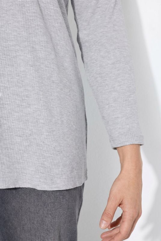 Eco Cotton Ribbed Long Sleeve Polo