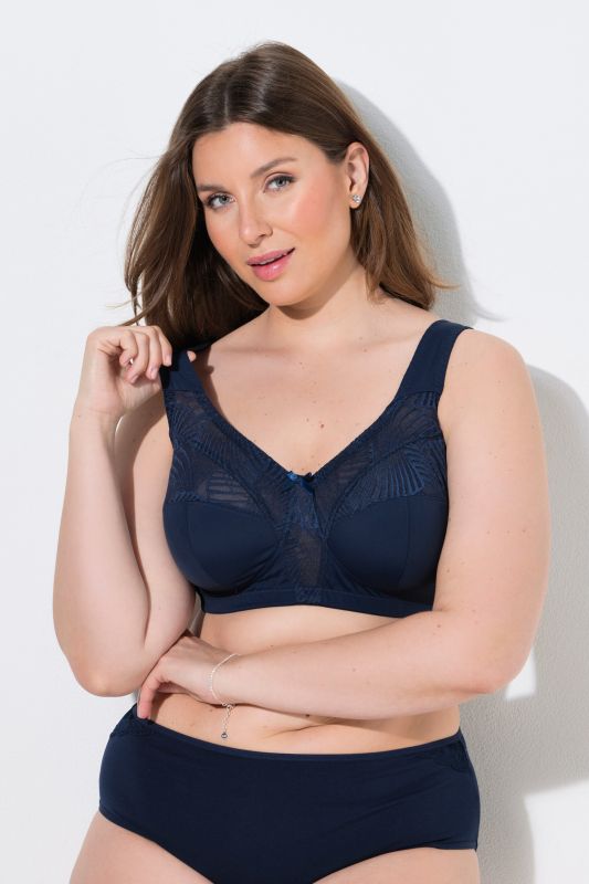 2 Pack Leaf Lace Relief Bras