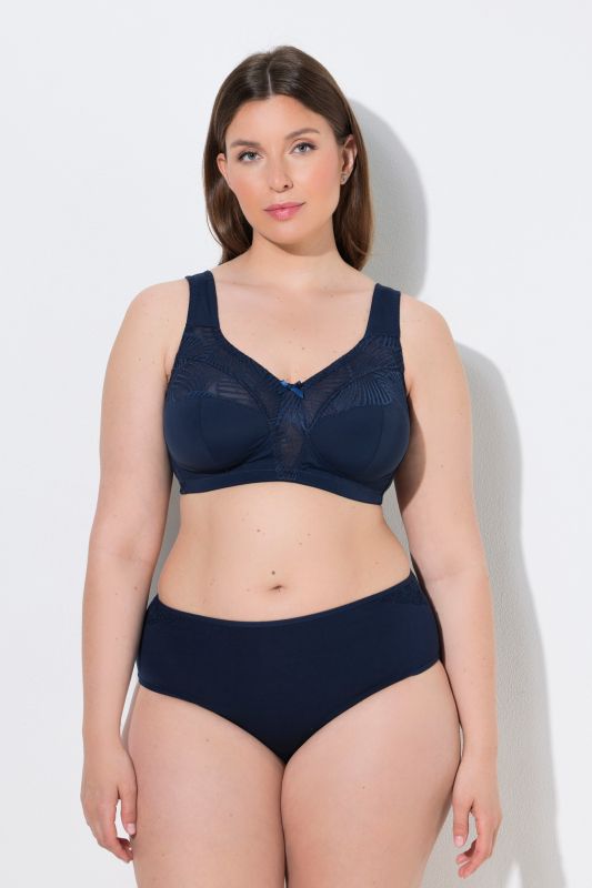 2 Pack Leaf Lace Relief Bras