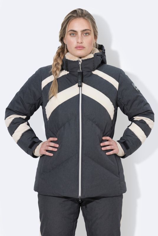 HYPRAR Two-Tone Chevron Quilted Performance Jacket