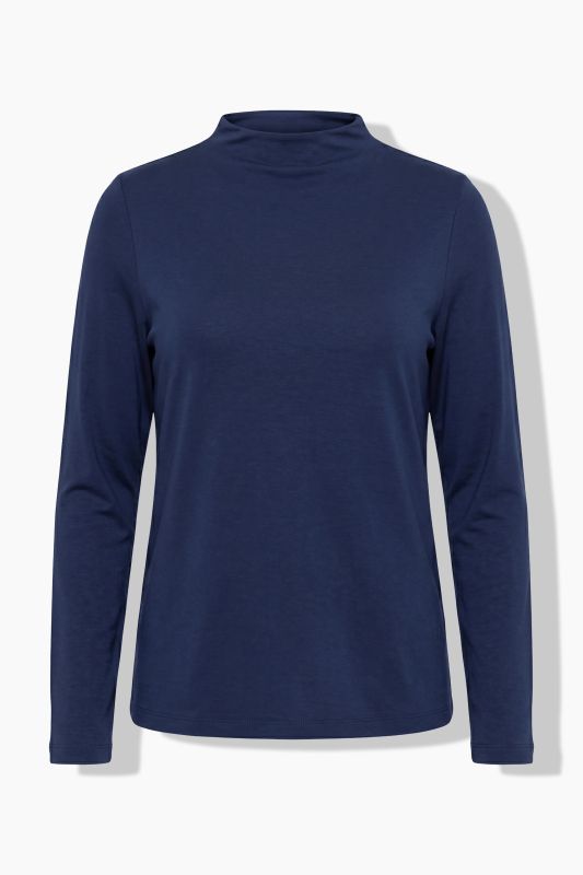 Eco Viscose Long Sleeve Turtleneck Tee