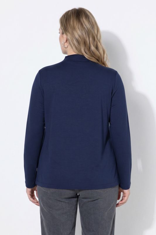 Eco Viscose Long Sleeve Turtleneck Tee
