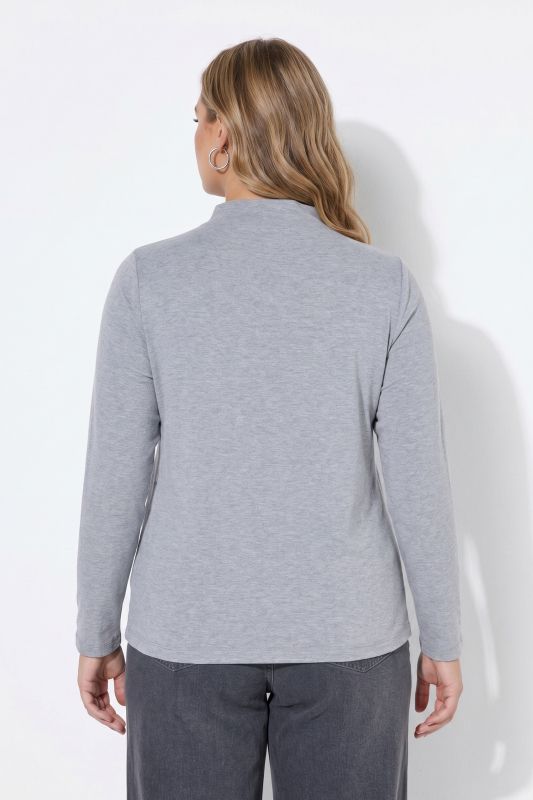 Eco Viscose Long Sleeve Turtleneck Tee