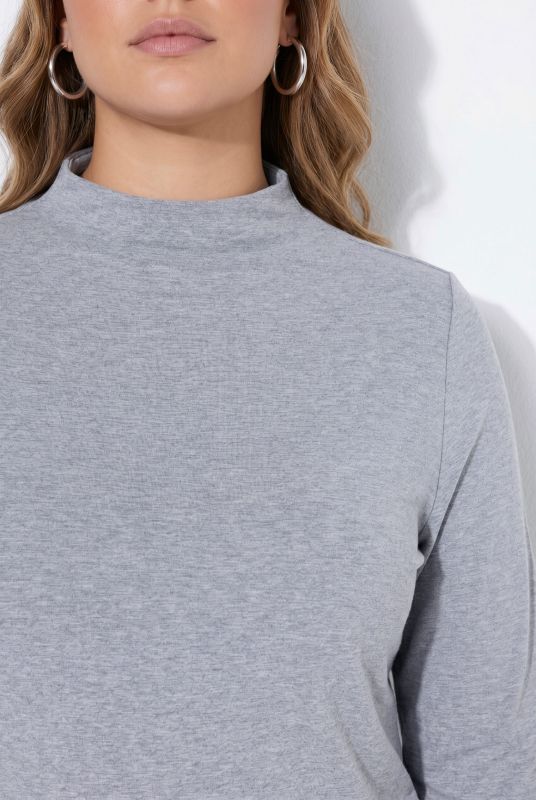 Eco Viscose Long Sleeve Turtleneck Tee