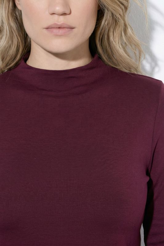 Eco Viscose Long Sleeve Turtleneck Tee