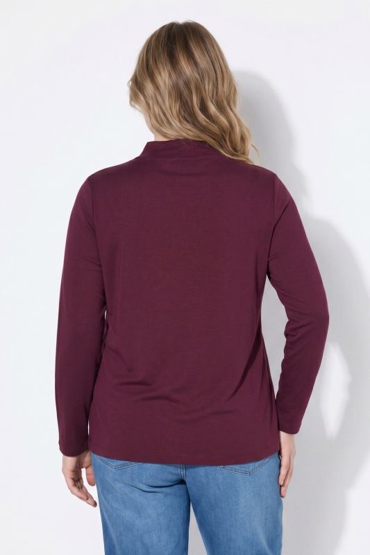 Eco Viscose Long Sleeve Turtleneck Tee