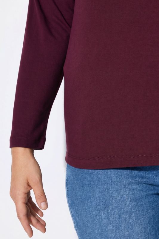Eco Viscose Long Sleeve Turtleneck Tee