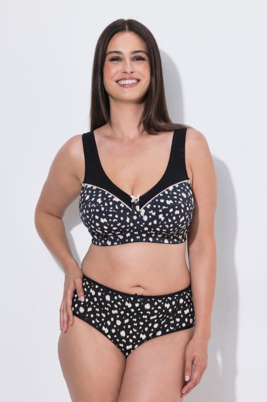 Dalmatian Print Relief Bra