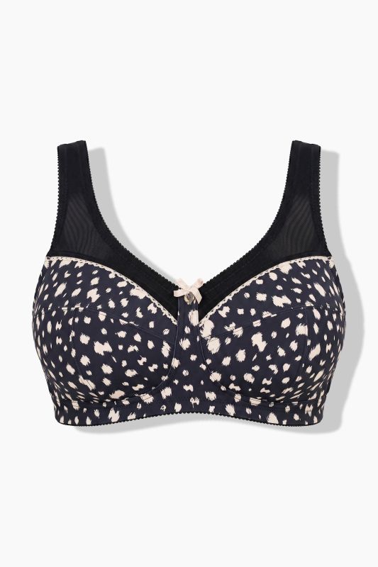 Dalmatian Print Relief Bra