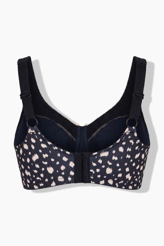 Dalmatian Print Relief Bra