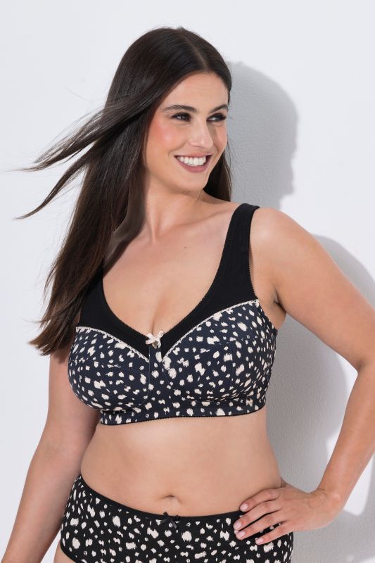 Dalmatian Print Relief Bra