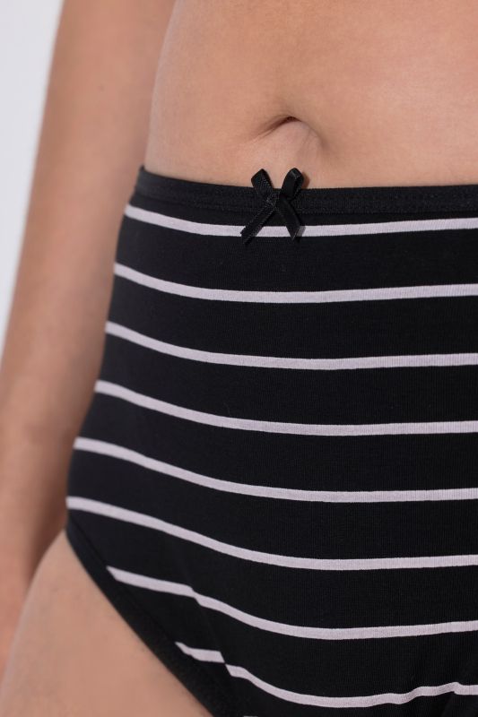 5 Pack of Midi Briefs: Stripes