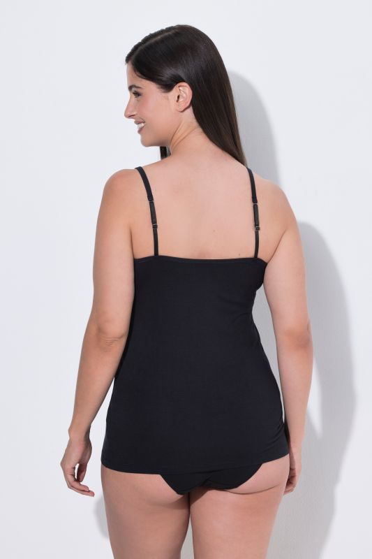Lace Panel Slim-Fit Camisole