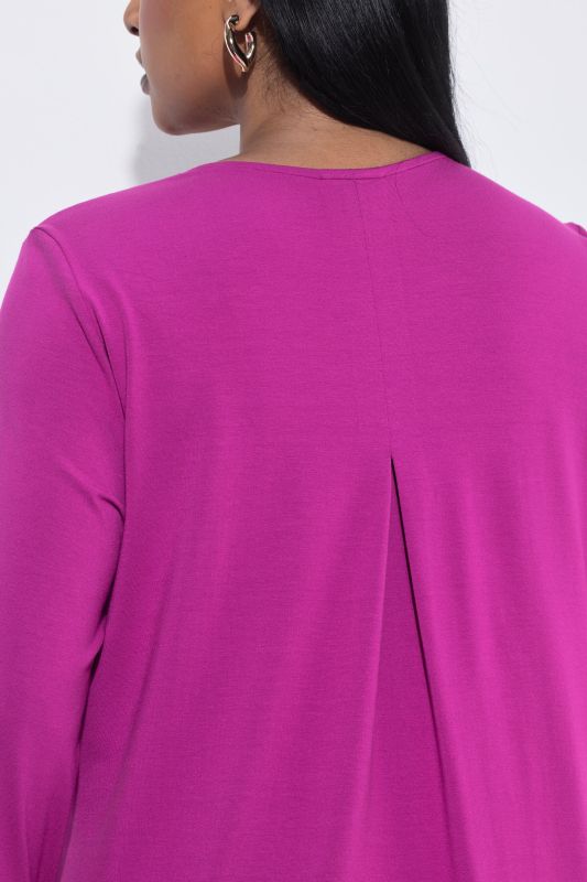 2-in-1 Layered Rhinestoned Blouse