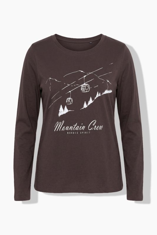 Mountain Crew Long Sleeve Graphic Tee