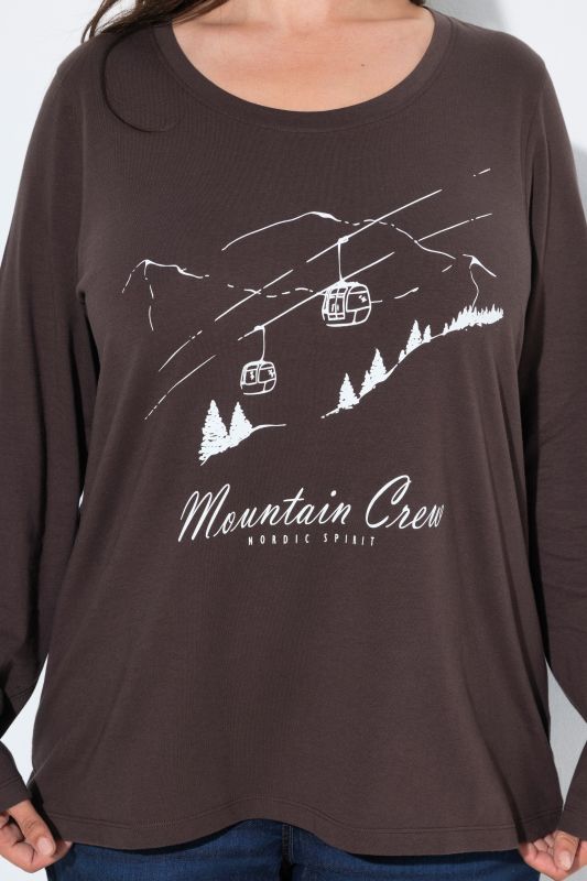 Mountain Crew Long Sleeve Graphic Tee