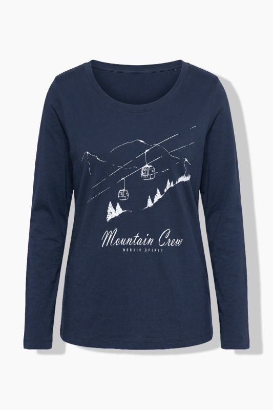 Mountain Crew Long Sleeve Graphic Tee