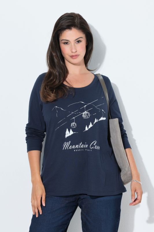 Mountain Crew Long Sleeve Graphic Tee