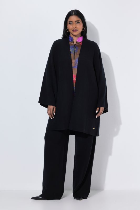 Oversized Open Shape Long Sleeve Cardigan