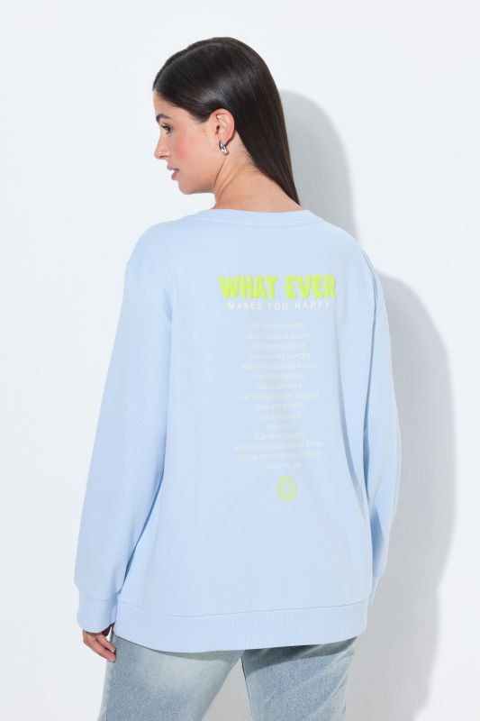 Neon Cheer Lettering Sweatshirt
