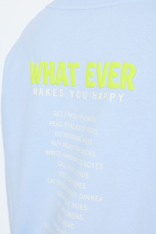 Neon Cheer Lettering Sweatshirt