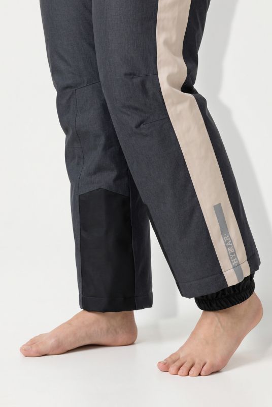 Side Stripe Shaped Knee Ski Pants