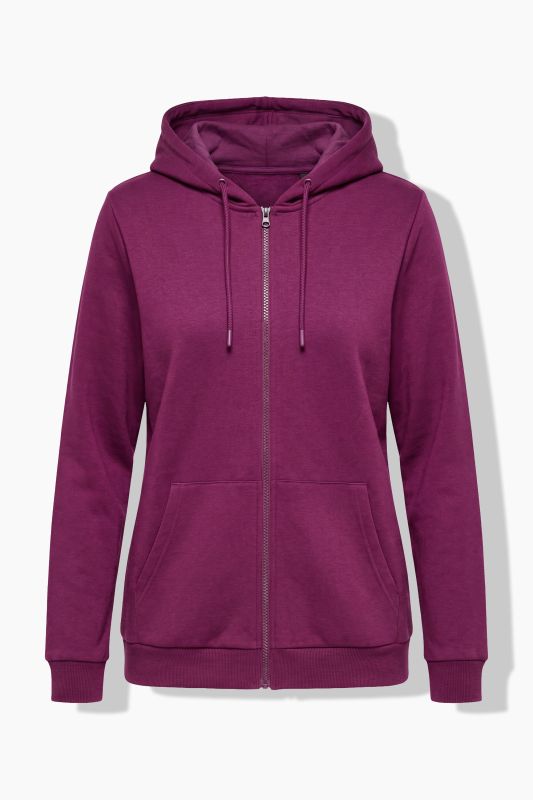 Zip Sweatshirt Long Sleeve Relaxed Fit Pocket Hoodie