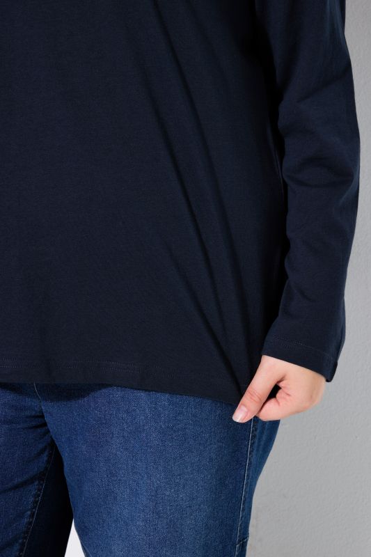 2 Pack Round Neck Cotton Long Sleeve Relaxed Fit Tees