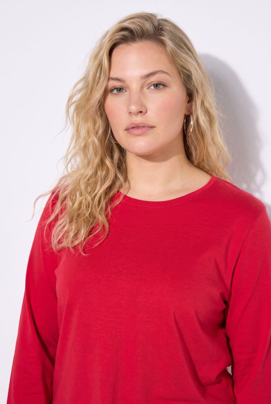 2 Pack Round Neck Cotton Long Sleeve Relaxed Fit Tees