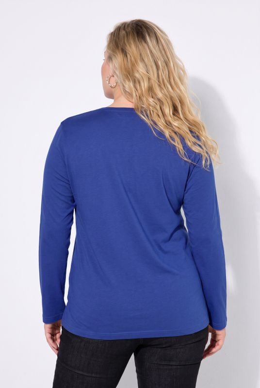 2 Pack Round Neck Cotton Long Sleeve Relaxed Fit Tees