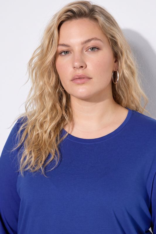 2 Pack Round Neck Cotton Long Sleeve Relaxed Fit Tees