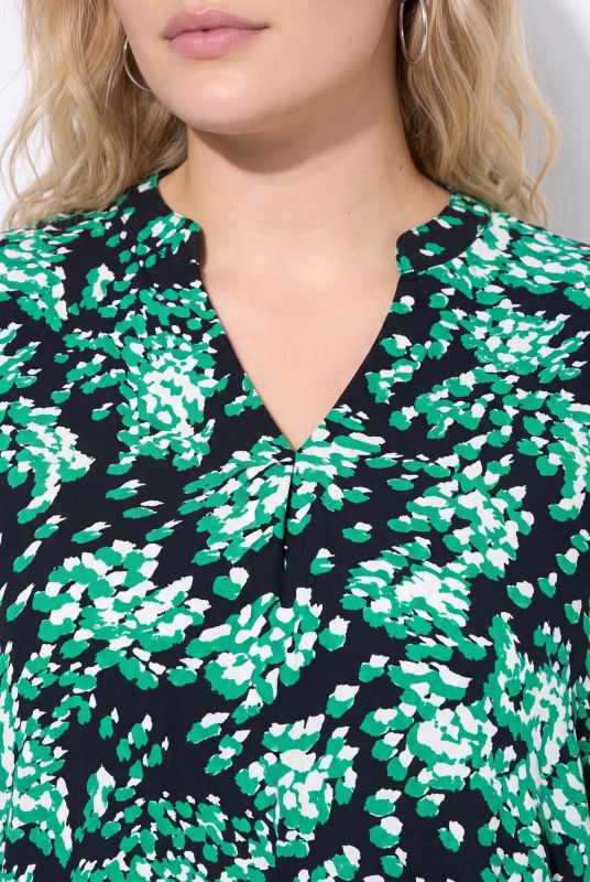 Abstract Print 3/4 Sleeve Tunic